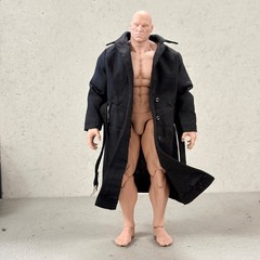 SU-NT3-LTC-BLK: 1/12 XL Black wired Coat for Nota NT-03/03S, Muff Adam, WWE Body