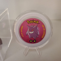 Vintage Original CGTSJ Tomy China Pokémon Gengar Translucent Figure Rare W/ Coin