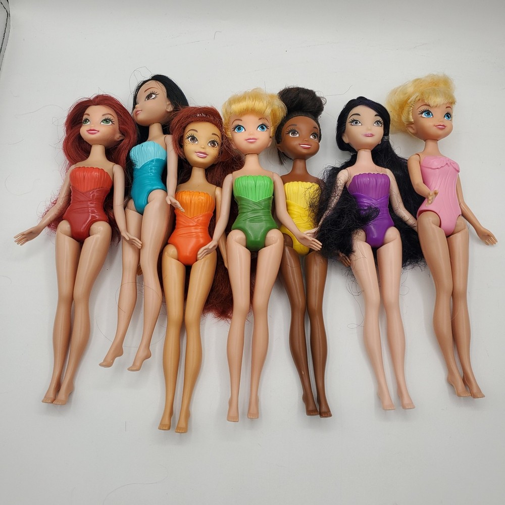 Disney Tinkerbell Fairy lot Of 7. None Of Them Have Wings. Read Details ⬇️