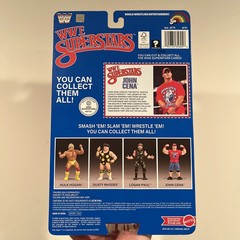 WWE LJN Superstars | John Cena Action Figure | 1980s Retro 8” Black Card! RARE