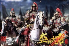 303TOYS 1/12 Scale Tang Dynasty Generals 4-Figure Set Includes horses In Stock