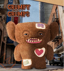 Fuggler Bigg Fugg Series 2 Large Ugly Cute Monster Grumpy Grumps Plush Doll