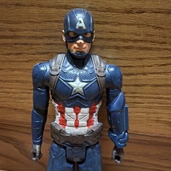Captain America Franchise Action Figure Blue Red Silver Gray Plastic