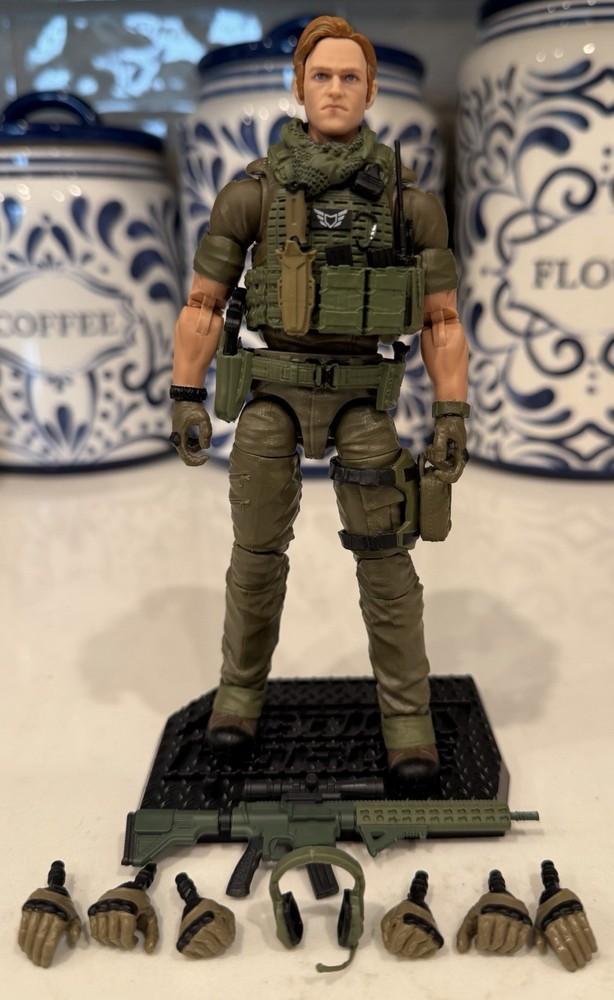 Valaverse Action Force Wyatt Russell Marvel Legends Kitbash 6 Inch Figure