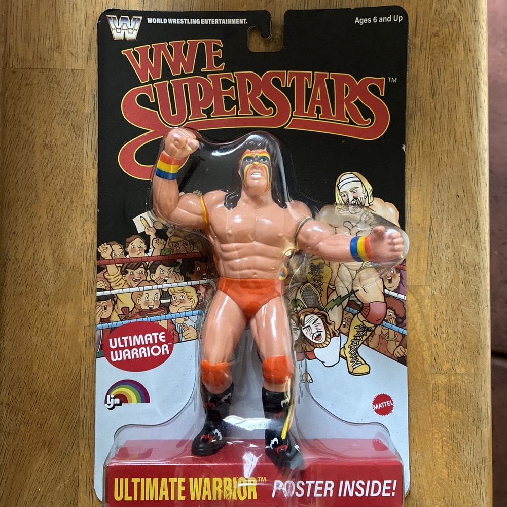 2026 WWE Mattel LJN Target Exclusive Black Card Chase Ultimate Warrior