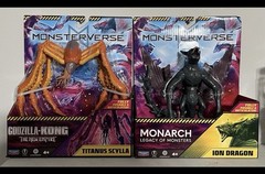 MonsterVerse ION DRAGON & TITANUS SCYLLA 6″ Action Figure Godzilla Monarch