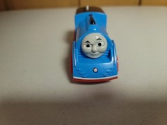 Thomas Trackmaster Motorized Streamlined Racing Thomas 2013 Runs Great VG Cond