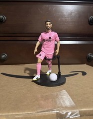 Lionel Messi Inter Miami Action Figure. (About 7in Tall)
