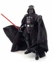 SU-DV-CPBS: 1/12 Black Fabric wired cape & robe for Star Wars 6″ Darth Vader