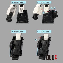 3D DIY Filler Upgrade Kit For Legacy United Armada Wheeljack GO BETTER
