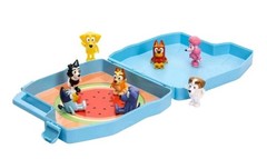 Bluey & Bingo Play & Go Take Along Collector Case with 8 Action Figures