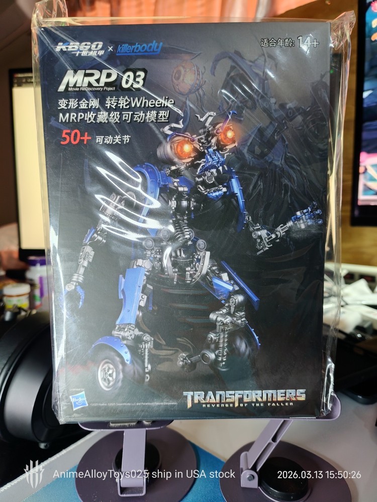 KGBO X Killerbody Transformers Wheelie MRP03 MRP 03 KB20069-68 USAship