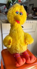Talking Big Bird Vintage 1986 Story Magic Ideal Sesame Street – Works!