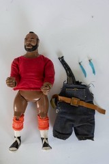 Vintage 1983 Galoob Mr. T 12” Action Figure B.A. Baracus A-Team Belt