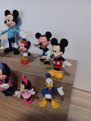 Lot 11 Vintage Disney Pvc Plastic Toy Figures Mickey Mouse Minnie Donald Duck