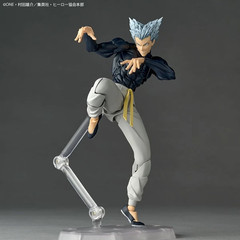 Kaiyodo Revoltech Amazing Yamaguchi Garou One Punch Man Figure w/Bonus In Hand