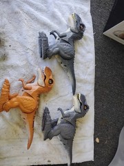 Zuru T-Rex Dinasours 12″ Walking Sounds Roars Mouth Opens Shuts Walks,Lot 3 New
