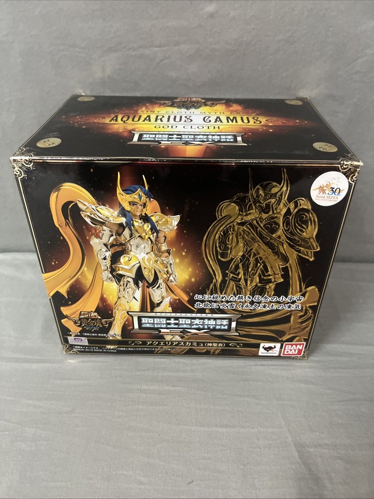 Bandai Saint Cloth Myth EX Aquarius Camus God Cloth Figure Saint Seiya NEW
