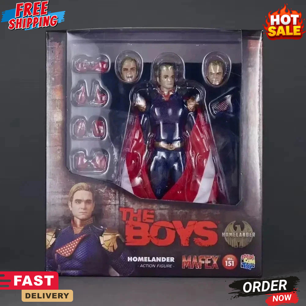 Medicom Toy Mafex 151 Homelander The Boys Action Collection Figures Model Toys