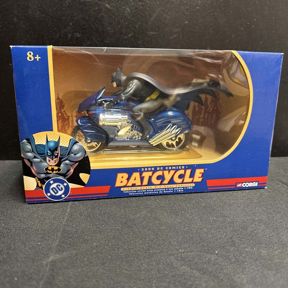 CORGI Batman Collectible Editions 2000 Batcycle 1:16th Scale Die-Cast Vehicle