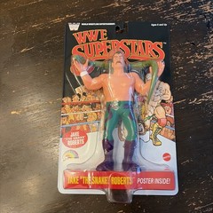 JAKE THE SNAKE ROBERTS LJN WWE WWF Series 3 *Black Card* IN HAND