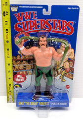 WWE Superstars JAKE “THE SNAKE” ROBERTS LJN Retro Target Blue Card Mattel Figure