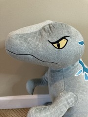 Jurassic World 30” Blue Velociraptor Huge Plush Stuffed Animal Universal Toy