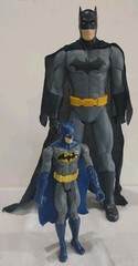 (2) Batman DC Comics Action Figures 20″ 2014 Jakks Pacific & 12″ Mattel