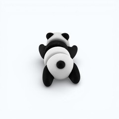 Lot 20 Articulated Panda Toy Mini 3D Printed Bear Fidget Desk Pet Animal – 2.2″