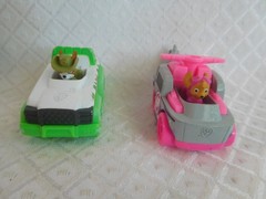 Lot of 6 Paw Patrol die cast metal vehicles Please Read