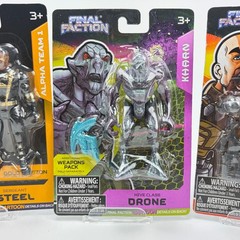 Final Faction Alpha Team 1 Kharn Action Figure Lot 7pc Elite Limited Edition NEW