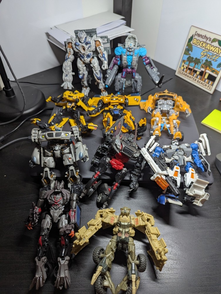 Transformers Assorted Movie Toy Lot Some Incomplete Figures