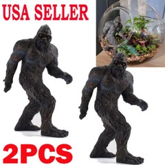 2X For Bigfoot Statue Soild Animals Durable Table Decor Decoration Gift Xmas USA