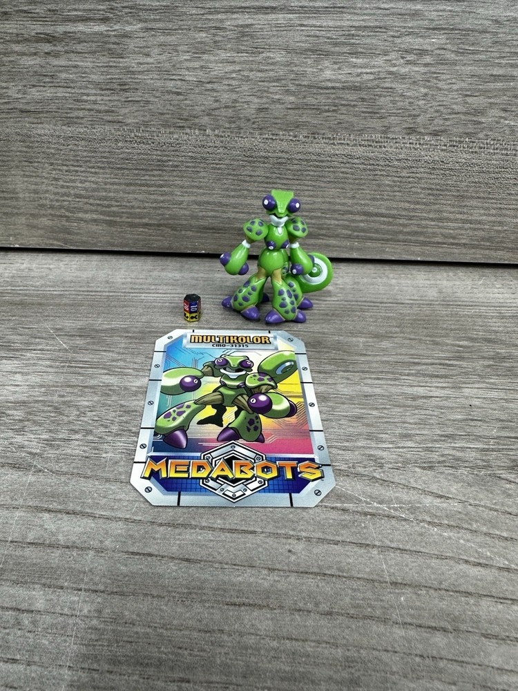 Medabots Multikolor Hasbro Figure with Trading Card & Dice– Vintage