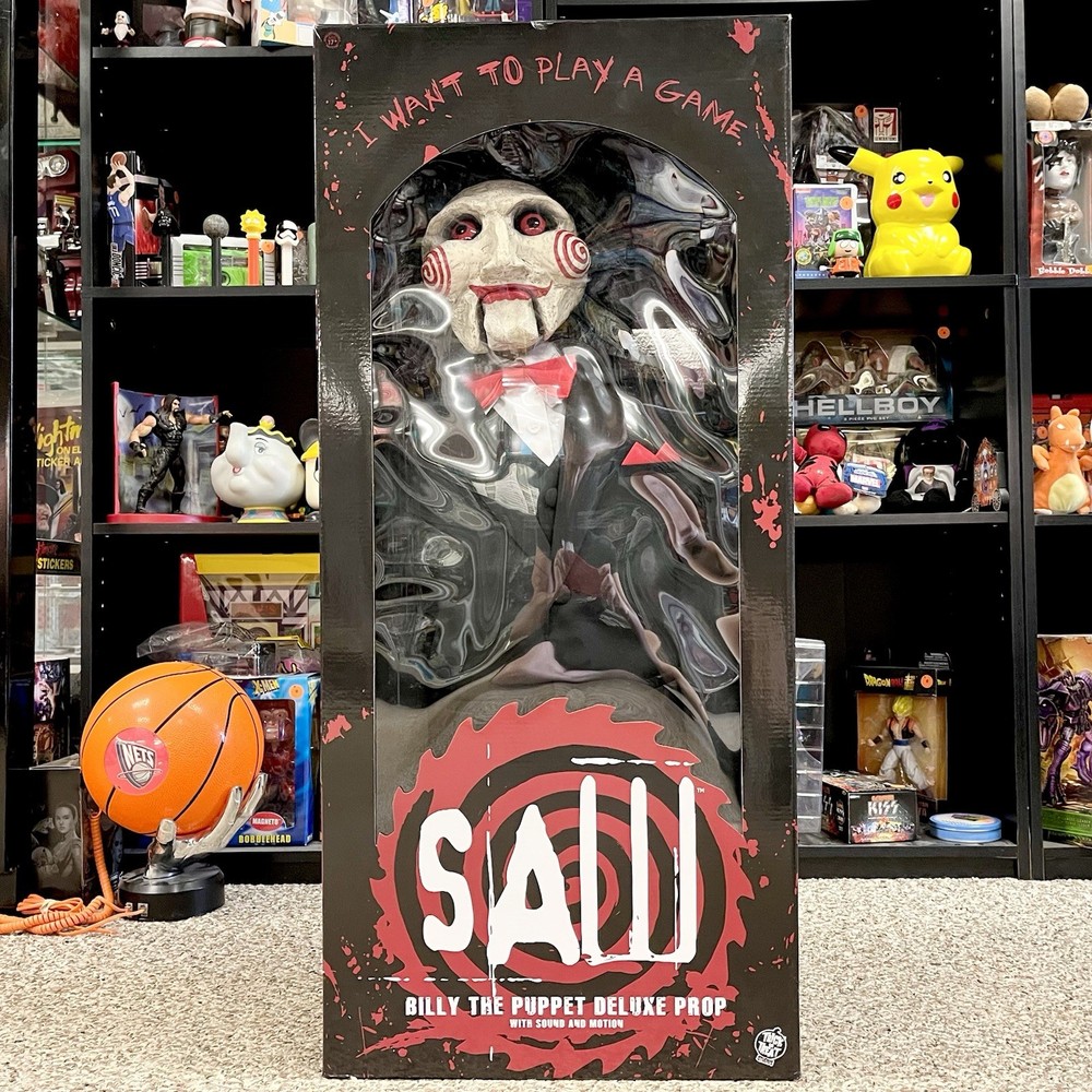 TRICK OR TREAT STUDIOS Saw Billy the Puppet DELUXE 1:1 Life Size Prop Replica