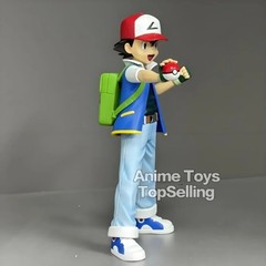 13cm/5.1in Anime Pokemen Figure Ash Ketchum Action Figures Pvc Collection Model