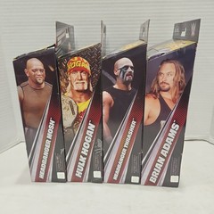 WWE Elite Monday Night Wars Complete Set of 4, (Series 11) w/ Rick Rude BAF