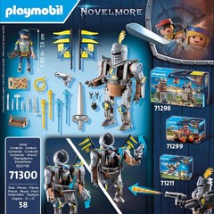 Novelmore Combat Robot Playset Multicolor Action Figure for Ages 4-10