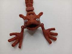 retro pukamarin space creature figure from flight of the navigator 1986 movie