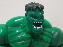 ToyBiz Gamma Punch Hulk 2004 Fully Jointed Marvel Action Figure Green Purple