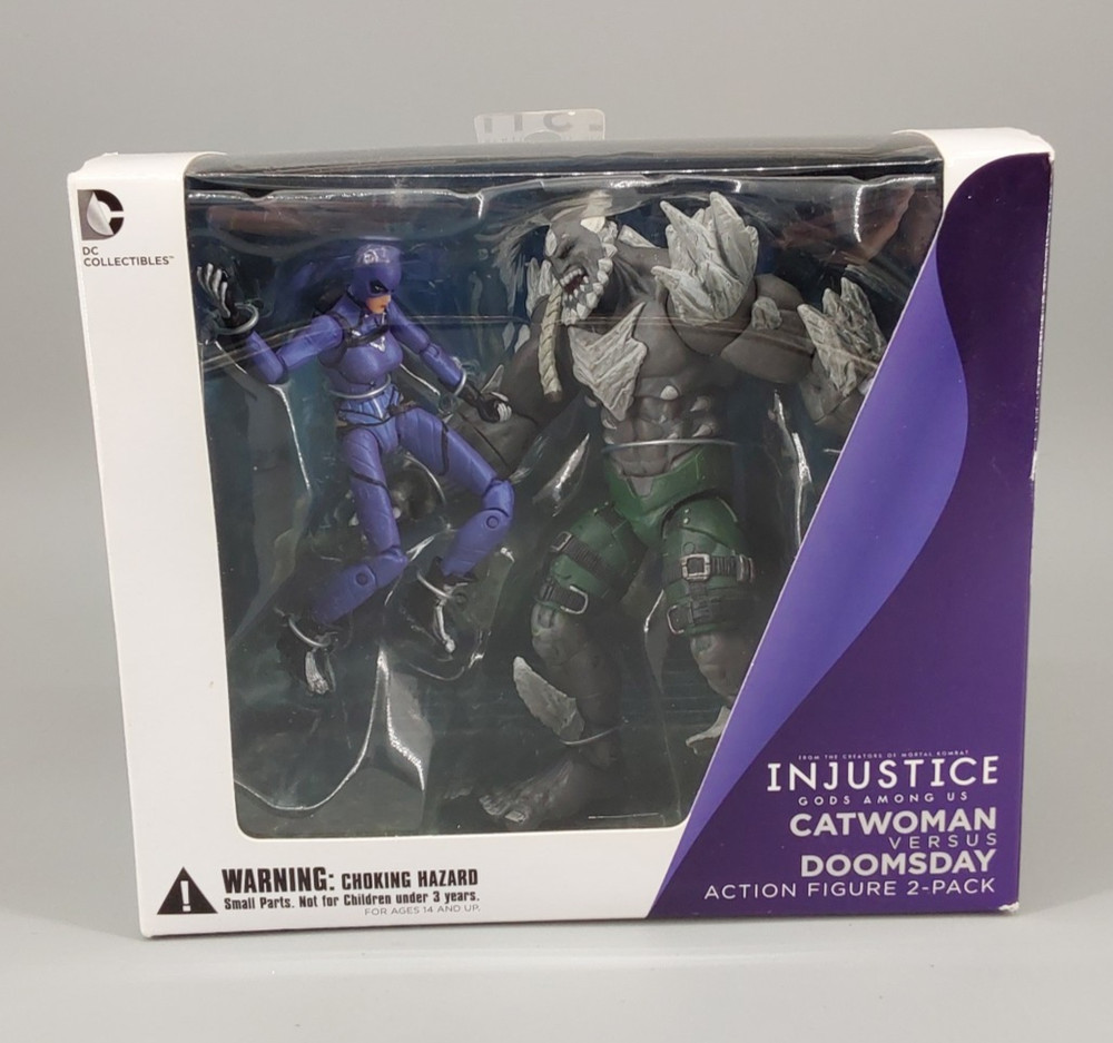 Catwoman vs Doomsday Action Figure 2-Pack DC Injustice Gods Among Us 2012