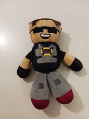 Tube Heroes Sky Does Minecraft Plush Doll Figure YouTube Minecraft Gamer 8″ EUC