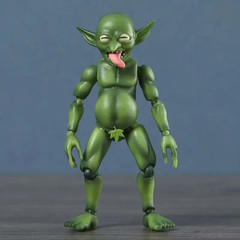 Goblin Movable Joint Figure 10cm Fantasy Action Model Collection Toy Box