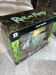 Rick and Morty Vinyl Rick Sanchez Pint Glass and Sock Bundle