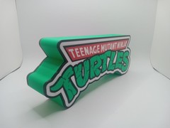 Retro TMNT logo teenage mutant ninja turtles lighbox sign collection display