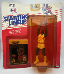 1988 Starting Lineup NBA Michael Jordan Figure with Card Sealed New