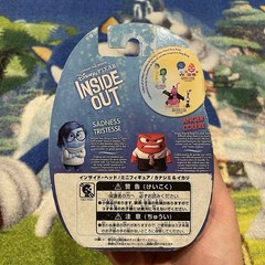 Inside Out Mini Figure Toy Lot Anger Disgust Joy Sadness TOMY 2015 1.5” Disney