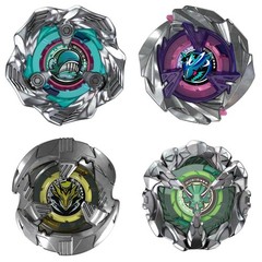 Beyblade X Scale Shark, Tide Whale, Shelter Drake, Ridge Tricera Lot of 4 Beys