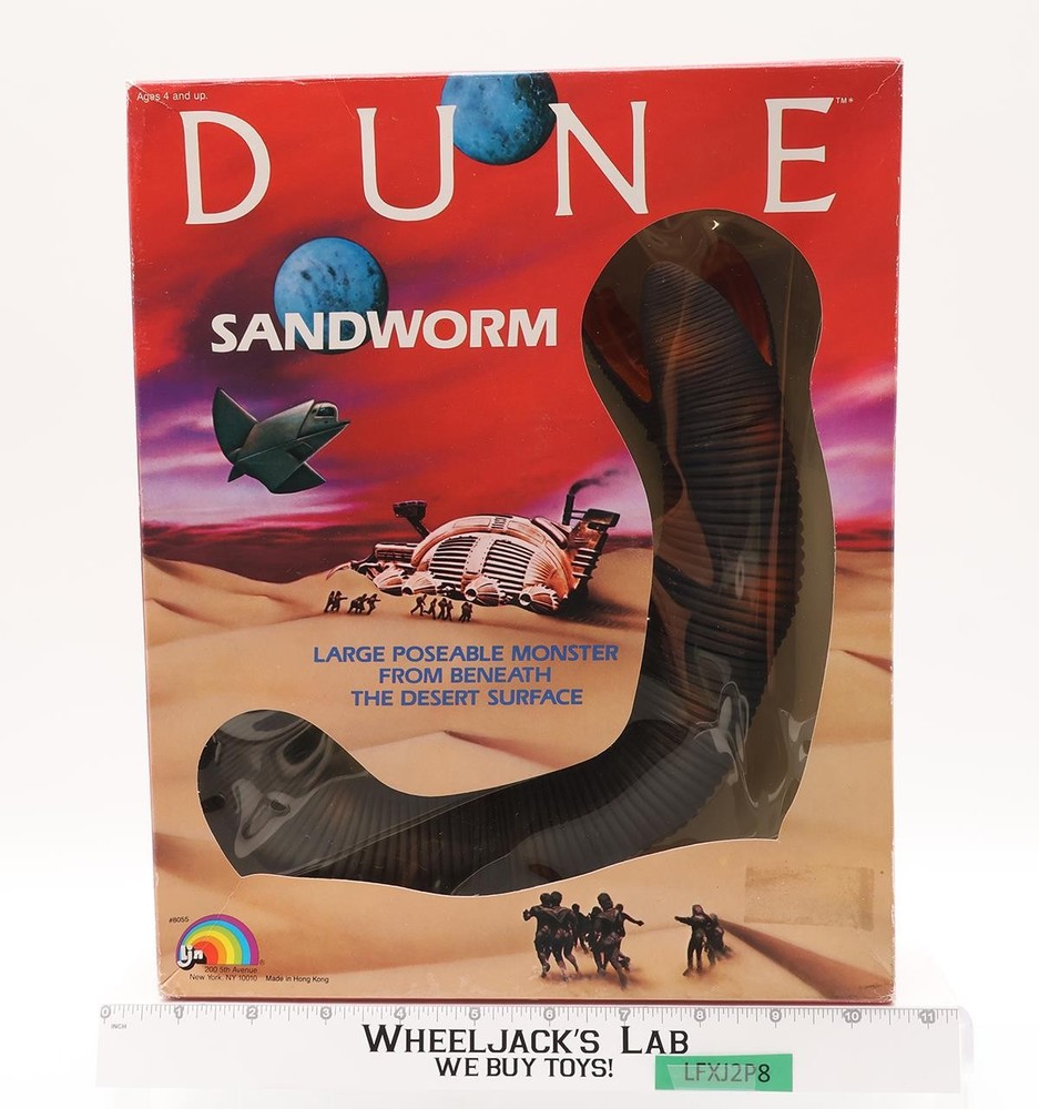 Sandworm Dune 1984 LJN Vintage Large Poseable Monster NEW MIB