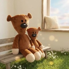 Funny Teddy Bear Plush Toy Cartoon Stuffed Animal Movie Figure Doll